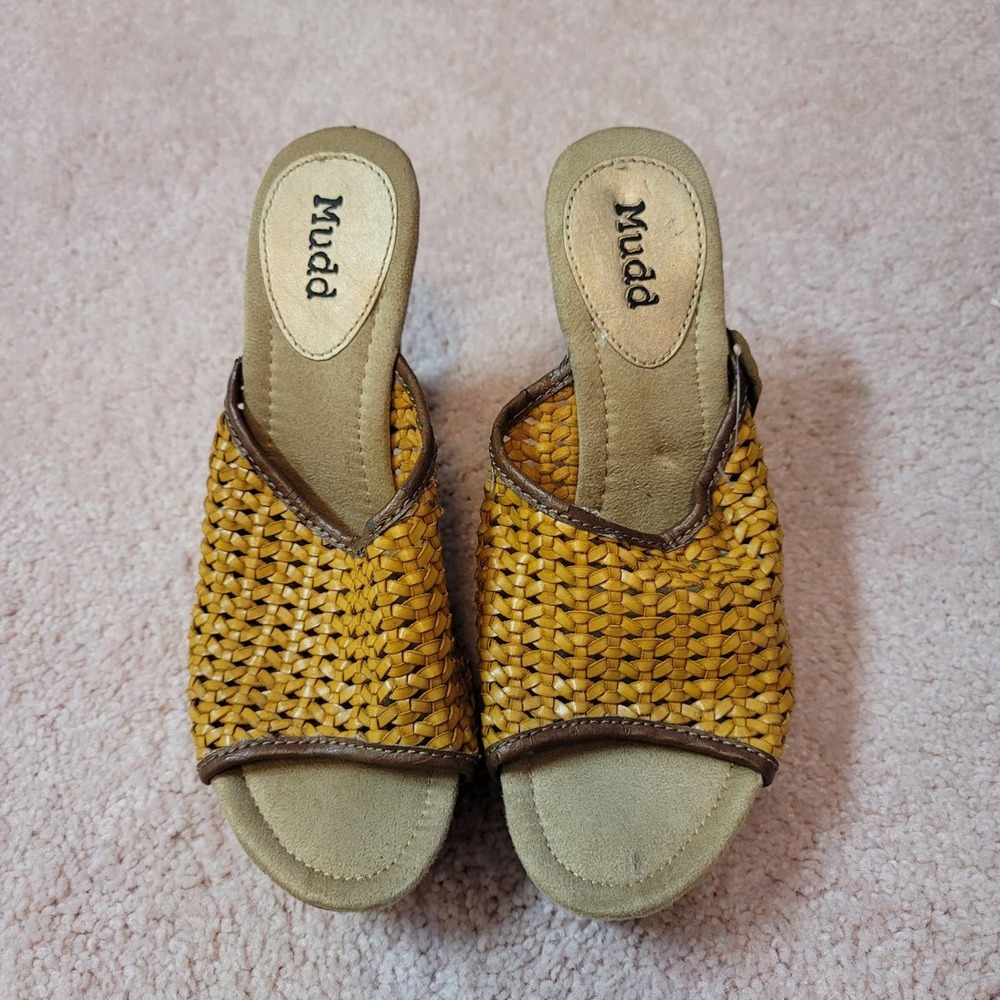 Y2k Mudd platform sandals